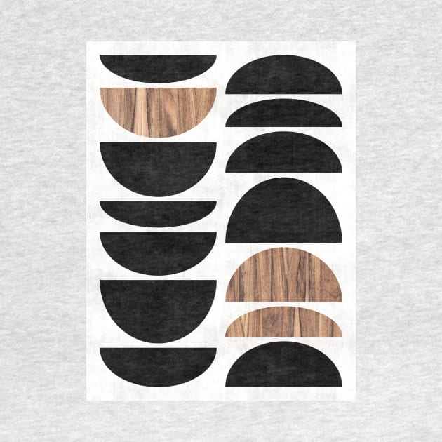 Mid-Century Modern Pattern No.7 - Concrete and Wood by ZoltanRatko